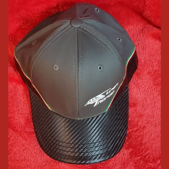 Baseball Cap Embroidered Hat Carbon Fiber Unbranded Auto Racing Super Trofeo - Picture 10 of 16